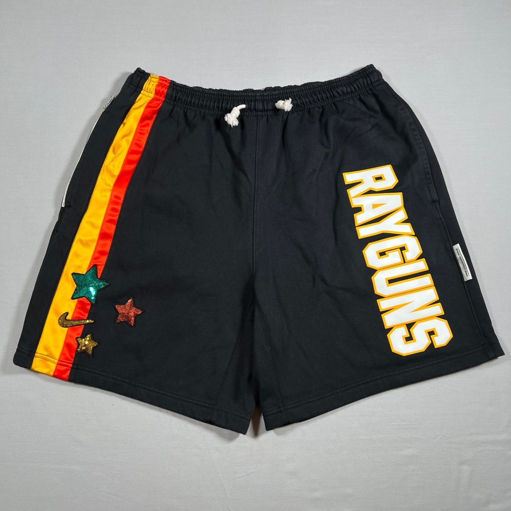 Nike Roswell Rayguns Basketball Sweat Shorts Men's Size XL Black CV1936-010